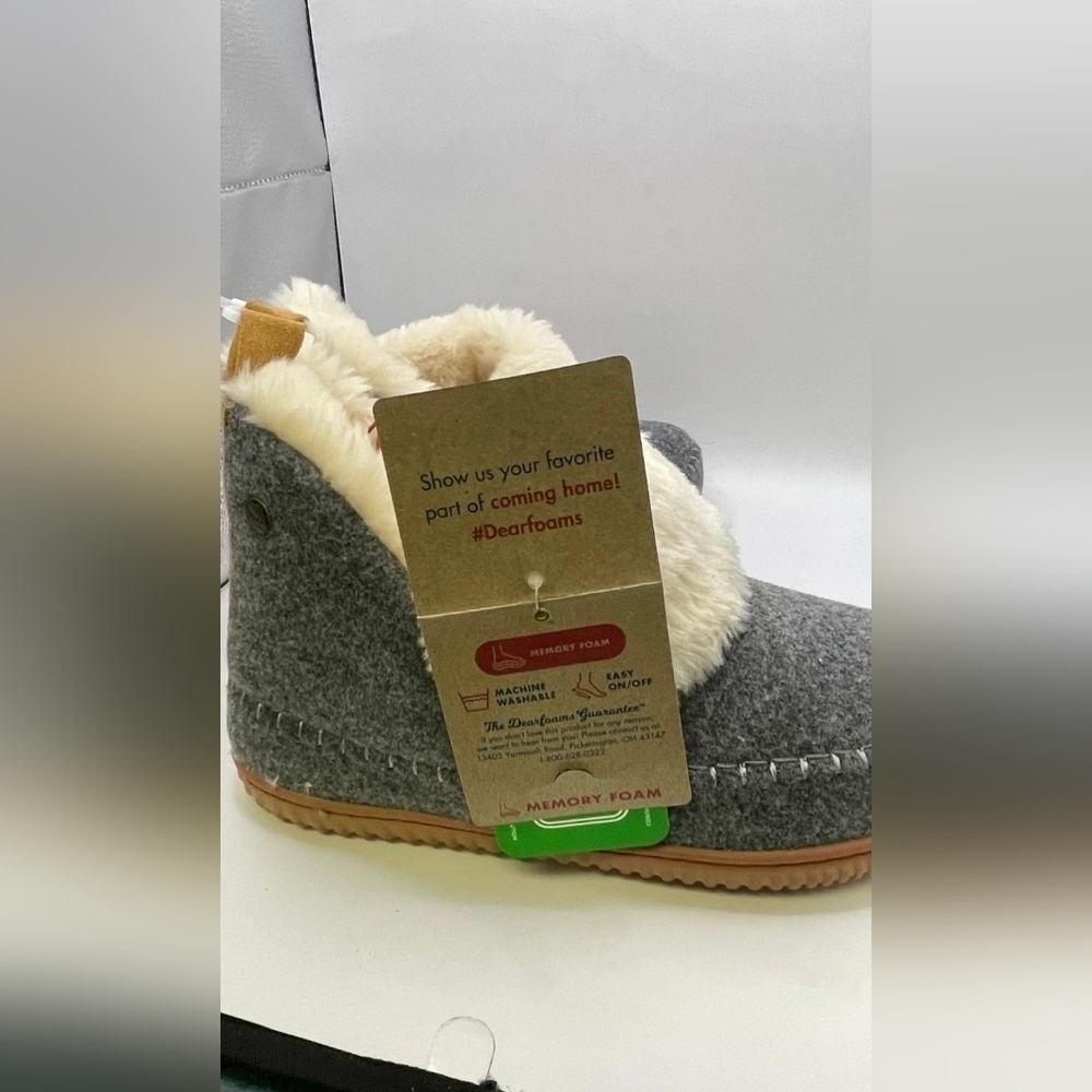 NWT Alpine by Dearfoam Moritz Bootie slippers Indoor Outdoor Women size M 7-8 - Picture 7 of 8